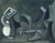 Pablo Picasso - Pitcher and skeleton 18.02.1945 Poster Canvas Movie Film Print A