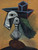 Pablo Picasso - Woman with a blue hat 3.10.1939 Poster Canvas Movie Film Print A