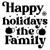 Happy holidays the family-01 Poster Canvas Movie Film Print A0 A1 A2 A3 A4 A5 A6