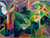 Franz Marc - Deer in a Monastery Garden Poster Canvas Movie Film Print A0 A1 A2