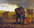 Jean-Francois Millet - The Potato Harvest 1855 Poster Canvas Movie Film Print A0