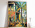 1_Indonesia Travel Print, Vintage Indonesian Floral Poster, Indigenous Art, Folk
