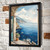 Mediterranean Sea View Art Print 30x40cm Framed Wall Art Nautical Home Decor (1)