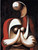 Pablo Picasso - Woman sitting in a red armchair 1932 Poster Canvas Movie Film Pr