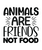 Animals Are Friends Not Food-01 Poster Canvas Movie Film Print A0 A1 A2 A3 A4 A5