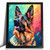 German Shepherd Art Print Wall Art Dog Gift Pop Art Alsatian Dog Art In Frame (1