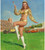 Gil Elvgren - Pinup Girl - Homecoming Queen Poster Canvas Movie Film Print A0 A1