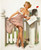 Gil Elvgren - Pinup Girl - Miss Sylvanias Mishap 1955 Poster Canvas Movie Film P