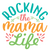 rocking the mama life-01 Poster Canvas Movie Film Print A0 A1 A2 A3 A4 A5 A6 Art