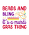 Beads And Bling It's A Mardi Gras Thing-01 Poster Canvas Movie Film Print A0 A1