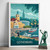 Gothenburg Sweden Vintage Travel Poster - Elegant Cityscape Art Print Poster Can