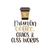I Run On Coffee, Chaos and Cuss Words SVG Cut File (2) Funny Poster Creative Can