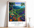8_Costa Rica Poster, Costa Rica Travel Print, North America Travel Art, Tropical