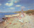 William Merritt Chase - A Sunny Day At Shinnecock Bay-1892 Poster Canvas Movie F