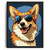 Happy Corgi Wall Art Dog Print Artwork Dog Gift Pop Art Corgi Dog Artwork Poster