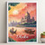 Dhaka's Exotic Charm Travel Poster - Bengali Heritage and Landmarks Art Print Po