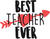 BEST TEACHER EVER (2) Poster Canvas Movie Film Print A0 A1 A2 A3 A4 A5 A6 Art Wa