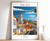 2_Sucre Print, Sucre Travel Poster, Bolivia Travel Print, Tropical Decor, Botani