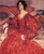 Lambert_Sybil_Walker_in_Red_and_Gold_Dress Poster Canvas Movie Film Print A0 A1
