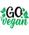 Go vegan-01 (3) Poster Canvas Movie Film Print A0 A1 A2 A3 A4 A5 A6 Art Wall Dec