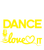 DANCE BECAUSE YOU LOVE IT Poster Canvas Movie Film Print A0 A1 A2 A3 A4 A5 A6 Ar