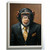 Monkey In A Suit Wall Art Print Animal Framed Picture Monkey Artwork Ape Gift (2