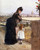 Woman-and-Child-on-a-Balcony-by-Berthe-Morisot-1872 Poster Canvas Movie Film Pri