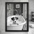 Black White Puppy Art Print Vintage Puppy Portrait Animal Wall Art Dog Poster (2
