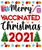 MERRY VACCINATED CHRISTMAS 2021 Sarcastic Poster Canvas Print A0 A1 A2 A3 A4 A5