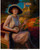 Hy (Henry) Hintermeister (American, 1897-1972). Woman with Instrument. Oil on ca