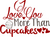 I LOVE YOU MORE THAN CUPCAKES Funny Poster Creative Canvas Print A0 A1 A2 A3 A4