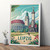 Leipzig Germany Vibrant Travel Poster - Classic Architecture & Music Heritage Ar