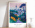 1_Auckland Poster, New Zealand Poster, Travel Poster, City Poster, Home Decor, O