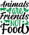 Animals are friends not food-01 (5) Poster Canvas Movie Film Print A0 A1 A2 A3 A