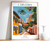 2_Curitiba Print, Curitiba Travel Poster, Brazil Travel Print, Tropical Decor, B