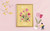 April Zodiac Birth Flower Tulip Floral Art Print - Unframed A6 A5 A4 A3 A2 A1 -