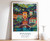 9_Panama Print, Panama Travel Poster, North America Travel Poster, Tropical Deco