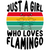 Just a girl who loves flamingo-01 (2) Poster Canvas Movie Film Print A0 A1 A2 A3