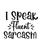 I Speak Fluent Sarcasm-01 (39) Poster Text for you Canvas Print A0 A1 A2 A3 A4 A