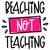 Beaching-not-teaching Poster Made to Order Canvas Print A0 A1 A2 A3 A4 A5 A6 Art