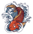 02. Koi sticker Poster Canvas Movie Film Print A0 A1 A2 A3 A4 A5 A6 Art Wall Dec