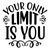 Your Only Limit is You-01 (4) Poster Canvas Movie Film Print A0 A1 A2 A3 A4 A5 A