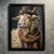 Retro Goat Art Print Vintage Animal Wall Art Goat In A Jacket Picture Goat Art (