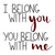 I Belong with You Colored PNG Funny Poster Creative Canvas Print A0 A1 A2 A3 A4