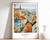 2_Bergen Poster, Norway Poster, Scandinavian Poster, City Poster, Travel Poster,