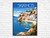 0_Greek island Painting vintage travel poster style Greece watercolour Illustrat