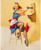 Gil Elvgren - Pinup Girl - What a Line 1949 Poster Canvas Movie Film Print A0 A1
