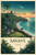 Savave, Tuvalu - Tropical Paradise Travel Poster Art Print Poster Movie Film Cin