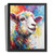 Sheep Wall Art Picture Graffiti Style Lamb Print Cute Sheep Gift Colourful Art (
