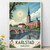 Karlstad Sweden - Vintage Travel Poster Featuring Iconic Landmarks and Culture P